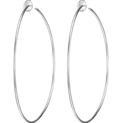 Glanzstücke München Srebrne kolczyki kreole srebro wysokiej próby srebrny Kolczyki 1 ct Damski