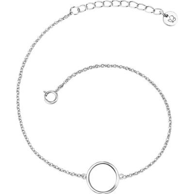 Glanzstücke München Srebrna bransoleta srebro wysokiej próby żółte złoto Bransoletki 1 ct Damski