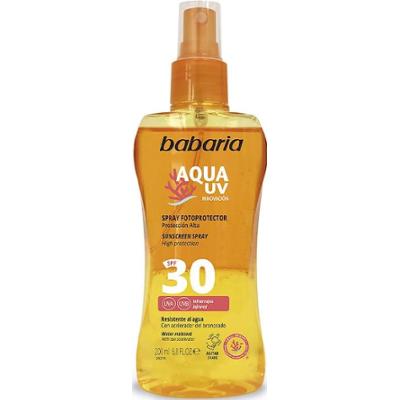 Babaria SOLAR AQUA UV SPF30 dwufazowy Ochrona przeciwsłoneczna 200 ml Damski