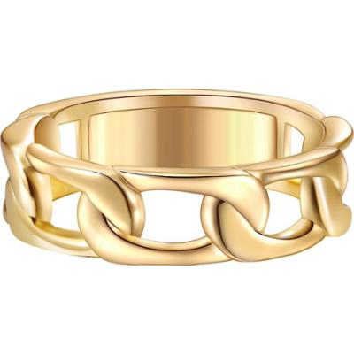 Yokoamii Pierścionek Stop metali Żółte złoto Pierścionki 1 ct Damski