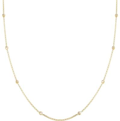 Elli Damski soliter z kryształami w srebrze próby 925 Sterling Silver Naszyjniki 1 ct