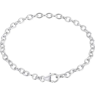 Rafaela Donata Srebrna bransoleta srebro wysokiej próby srebrny Bransoletki 1 ct Damski