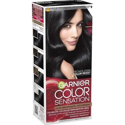 Garnier Color Sensation Farba do włosów 1.0 Czarna Farby do włosów 1 ct Damski