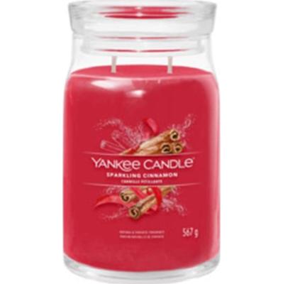 YANKEE CANDLE SIGNATURE LARGE JAR SPARKLING CINNAMON Świeczki 567 g