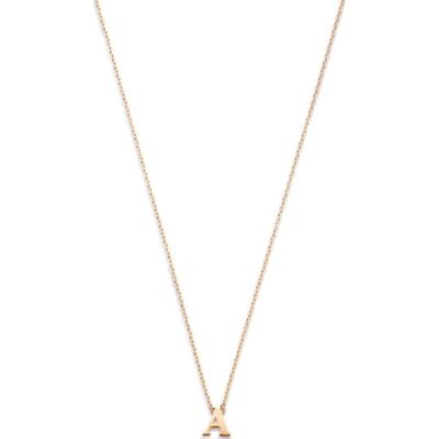 Isabel Bernard Naszyjnik Isabel Bernard La Concorde Chloé - 14-karatowe różowe złoto Letter A - Z Naszyjniki 1 ct Damski