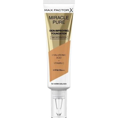 Max Factor Max Factor Miracle Pure - rozświetlający podkład odżywczy 80 Bronze, 30ml Korektory 76 Warm Golden