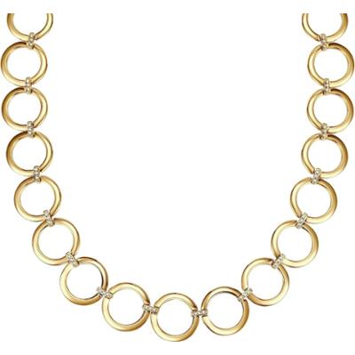 Lulu & Jane Stop metali Zdobienie kryształkami Swarovski® Naszyjniki 1 ct Damski