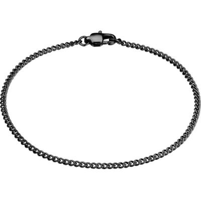 True Rebels Bransoletka Stal nierdzewna Czarny Bransoletki 1 ct Męskie