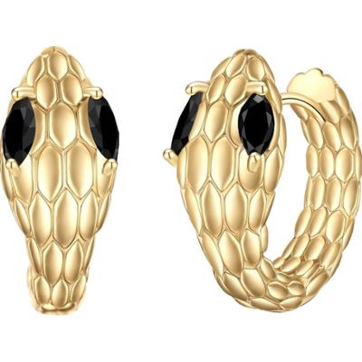 Yokoamii Kolczyki kólka waz z pozlacanego mosiadzu z Zirkonia 1 ct Damski