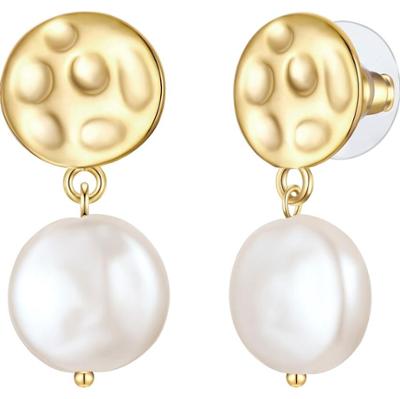 Yokoamii Kolczyki z Stop metali w Żółte złoto 1 ct Damski