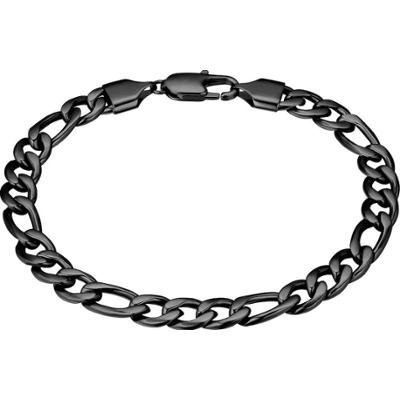 True Rebels Bransoletka Stal nierdzewna Czarny Bransoletki 1 ct Męskie
