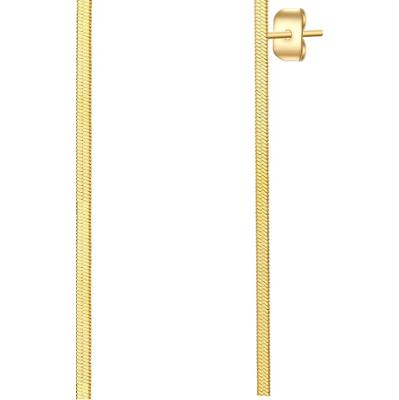 EASTSIDE Kobiety Kolczyki Stal nierdzewna Żółte złoto 1 ct Damski