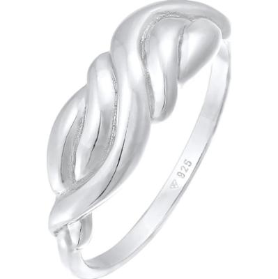 Elli Damski pierścionek węzełek, skręcony, Boho Style Trend Blogger w srebrze 925 Sterling Silver Pierścionki 1 ct