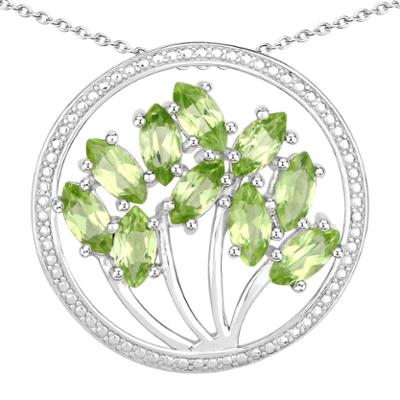 Rafaela Donata Łańcuszek Tree of Life Srebro wysokiej próby Srebrny Naszyjniki 1 ct Damski