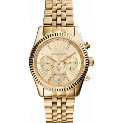 Michael Kors Kobietyzegarek Lexington Gold Zegarki damskie 1 ct Damski