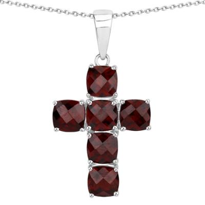 Rafaela Donata Łańcuszek Krzyżyk Srebro wysokiej próby Srebrny Naszyjniki 1 ct Damski