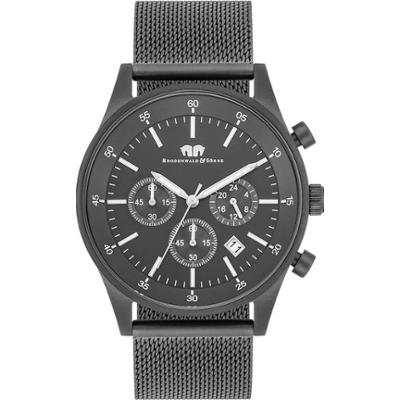 Rhodenwald & Söhne Chronograf Goodwill Szary Stal nierdzewna Szary Zegarki damskie 1 ct Męskie