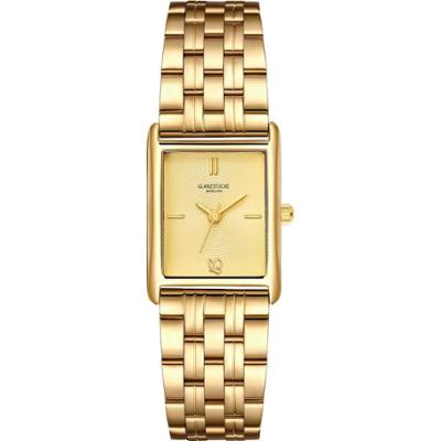 Glanzstücke München Zegarek na reke ze stali nierdzewnej w kolorze zlotym Zegarki damskie 1 ct Damski