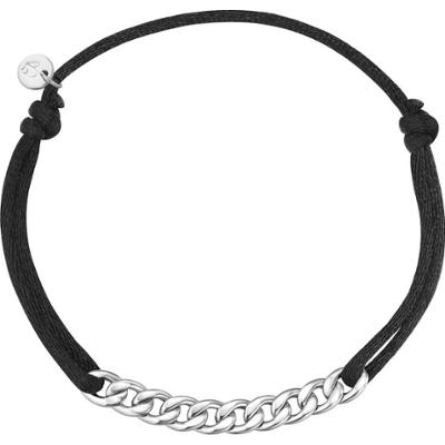 Glanzstücke München Bransoletka z Srebra Sterling w czarnym Bransoletki 1 ct Damski