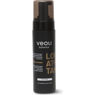 Veoli Botanica LOVE AT FIRST TAN ekspresowa brązująca pianka z wegańskim DHA, erytrulozą i ekstraktem z bursztynu Cocoa Kiss Samoopalacze 200 ml