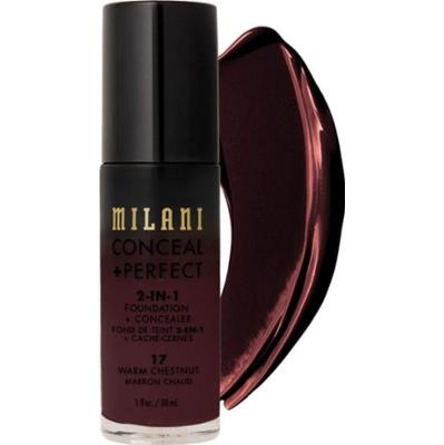 Milani Conceal + Perfect 2-in-1 Foundation + Concealer Podkłady 30 ml WARM CHESTNUT