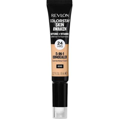 Revlon ColorStay™ Revlon ColorStay Skin Awaken 5 w 1, lekki, długotrwały korektor do twarzy z kofeiną i witaminą C, na niedoskonałości, cienie pod ocz
