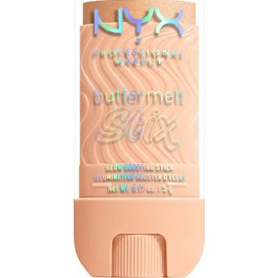 NYX Professional Makeup Buttermelt Stix, Rozświetlacz w sztyfcie Rozświetlacze 5 g 06 - A WHOLE MELT