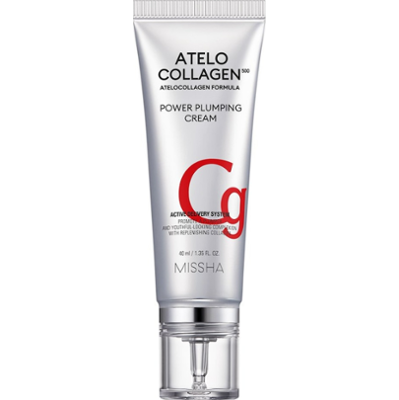 Missha MISSHA Atelocollagen500 Power Plumping Cream Kremy na dzień 40 ml Biały