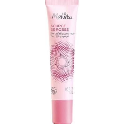 Melvita SOURCE DE ROSES świeży żel do konturowania oczu Kremy pod oczy 15 ml Damski