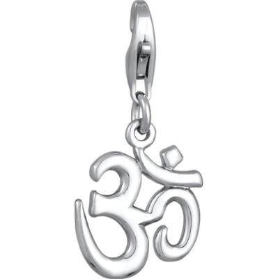 Nenalina Damski wisiorek Om ze srebra próby 925 sterling silver Łańcuszki i zawieszki 1 ct