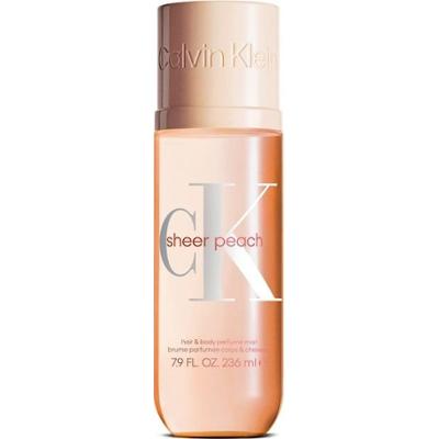 CALVIN KLEIN SHEER PEACH Mgiełki do ciała 236 ml