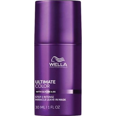 Wella Ultimate Color kuracja bez spłukiwania do włosów farbowanych Maski do włosów 30 ml Damski