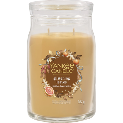 YANKEE CANDLE GLISTENING LEAVES Świeczki 1 ct