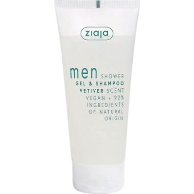 Ziaja MEN żel pod prysznic i szampon z wetywerią Kąpiel 200 ml Męskie