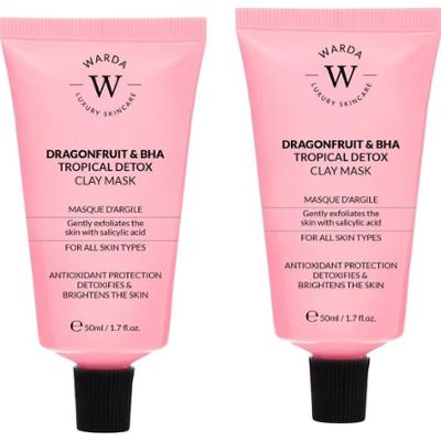 WARDA LUXURY SKINCARE Duet masek detoksykujących Maseczki błotne 100 ml Damski