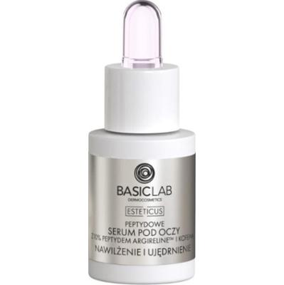 BasicLab SERUM PEPTYDOWE POD OCZY Z ARGIRELINĄ 10% NAWILŻENIE I UJĘDRNIENIE Serum nawilżające 15 ml