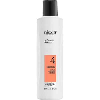 Nioxin Nioxin System 4 szampon oczyszczający do włosów farbowanych, mocno przerzedzonych, 300 ml Szampony
