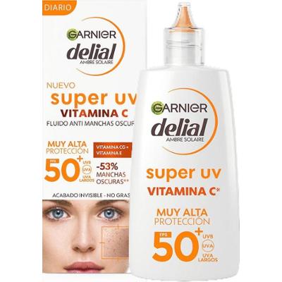 Garnier DELIAL SUPER UV Witamina C przeciw plamom SPF50+ Pielęgnacja przeciw plamom pigmentowym 40 ml