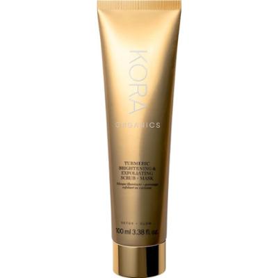 KORA Organics Turmeric Brightening and Exfoliating Mask (2-in-1) Kremy do twarzy 100 ml Damski