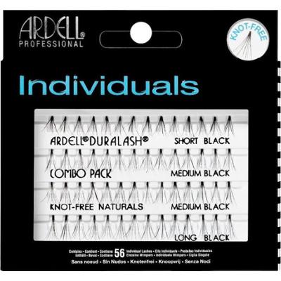 Ardell ARDELL INDIVIDUALS COMBO TRIO PACK bez węzłów, naturalny, miękki w dotyku Sztuczne rzęsy 1 ct 56 Stück