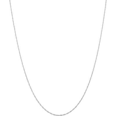 KUZZOI Męski łańcuszek Basic Twisted ze srebra próby 925 Sterling Silver Biżuteria męska 1 ct Męskie