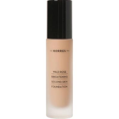 KORRES Wild Rose Brightening, Second-Skin Foundation Podkłady 30 ml WRF3
