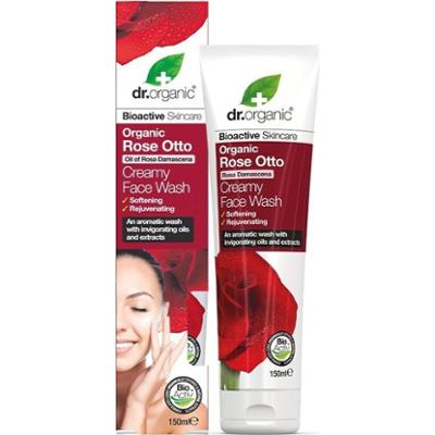 Dr. Organic Rose Otto Mycie twarzy Mydła do twarzy 150 ml