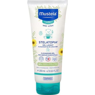 Mustela Bebe Stelatopia żel oczyszczający Żele i mydła do mycia dla niemowląt 200 ml