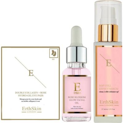 ErthSkin London Zestaw EGF Radiance & Eye Boost Serum z witaminą c 1 ct Damski