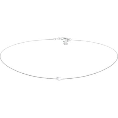 Elli Damski Choker zawieszka filigranowa serce w srebrze próby 925 Sterling Silver Naszyjniki 1 ct
