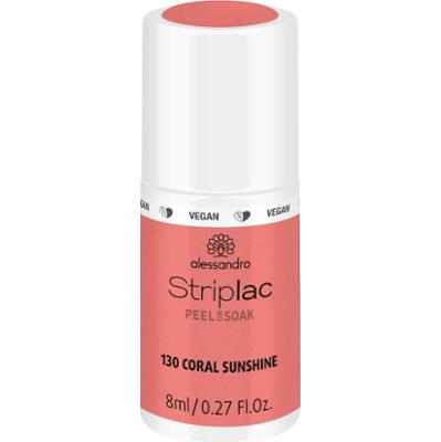 Alessandro Striplac STRIPLAC PEEL OR SOAK - VEGE Lakiery do paznokci 8 ml 130 - CORAL SUNSHINE