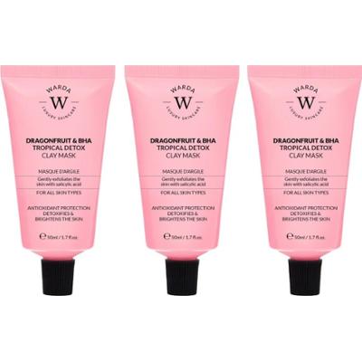 WARDA LUXURY SKINCARE Trio masek detoksykujących Maseczki błotne 150 ml Damski