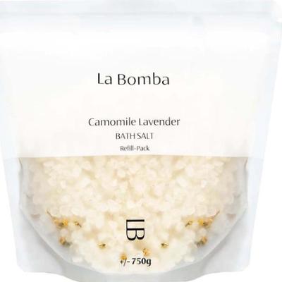 La Bomba Camomile Lavender Refill Pack Olejki i mleczka do kąpieli 750 g