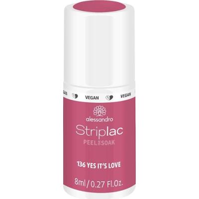 Alessandro Striplac STRIPLAC PEEL OR SOAK - VEGE Lakiery do paznokci 8 ml 136 - YES IT´S LOVE